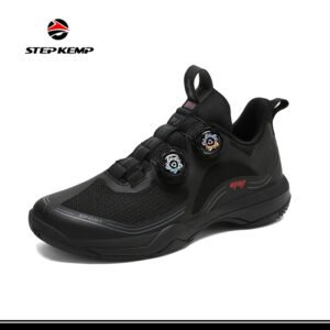 Badminton Shoes for Outdoor Training with Anti-Slip Swivel Buckle Rubber Sole