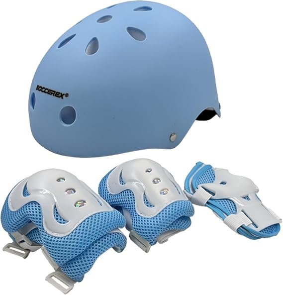 New Soccerex Inline & Roller Skates Shoes for Kids Youth and Adults,Adjustable inline Skates Shoes for Beginners Complete Set With Helmet and Protection. - Image 4