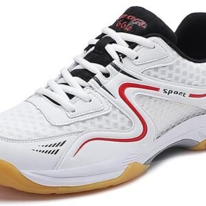 SPORT Badminton shoes,Pickleball Shoes for Mens Lightweight All Court Shoes Squash Volleyball Sneaker for Indoor Outdoor Adult Child