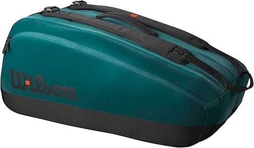 WILSON Blade V9 Super Tour Tennis Racket Bags - Green/Black